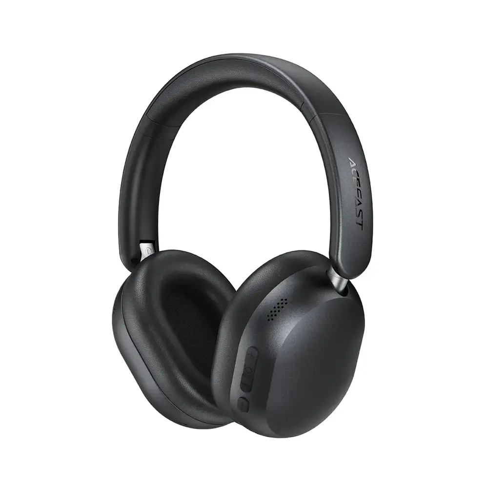 Acefast H12 Wireless On-Ear Bluetooth 5.4 Headphones with ANC - Black