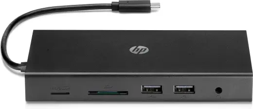 HP Travel USB-C mitmeportiline jaotur 1C1Y5AA#ABB must
