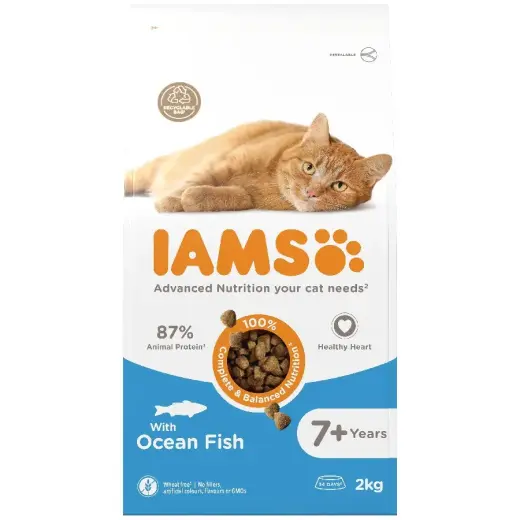Dry food for cats - IAMS CAT SENIOR OCEAN FISH, 2 kg