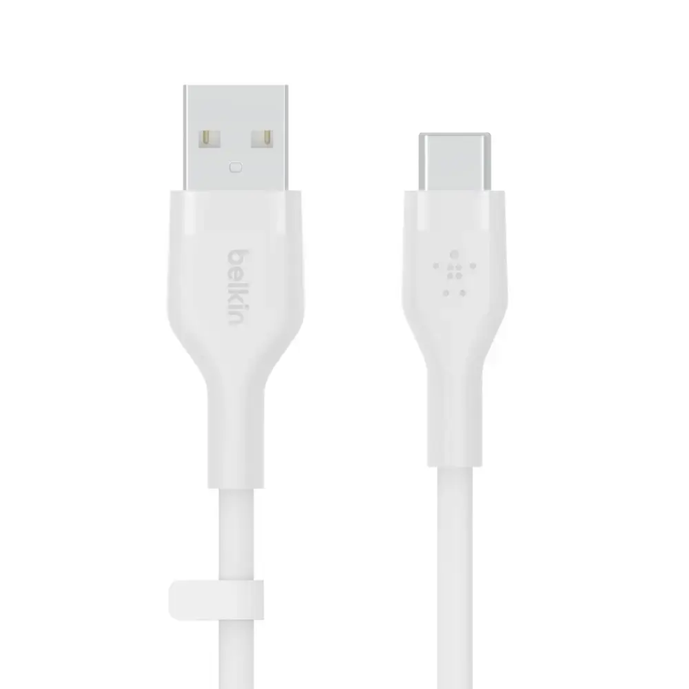 Cable BoostCharge USB-A|USB-C silicone 1m, white