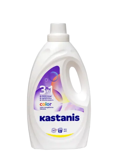 Veļas mazgāšanas līdzeklis KASTANIS Color 3in1, 2.7l