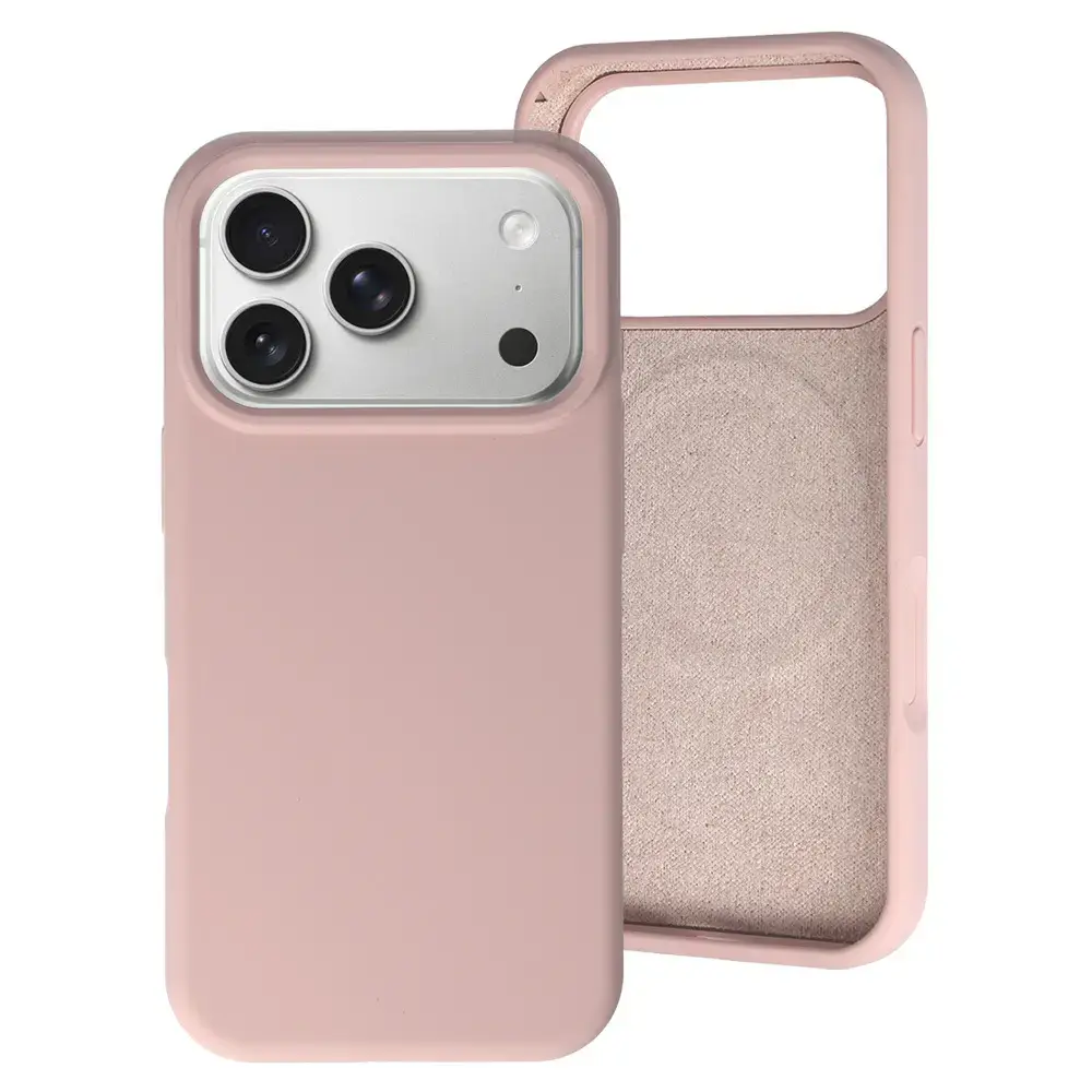 MagColor Pure maciņš telefonam iPhone 17 Pro rozā