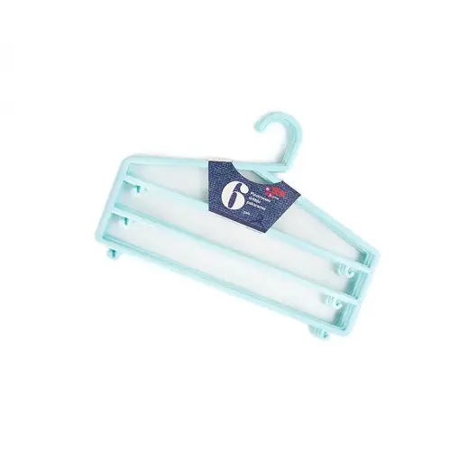 Drēbju pakaramais plastmasas 36x25cm, 6gb zaļš