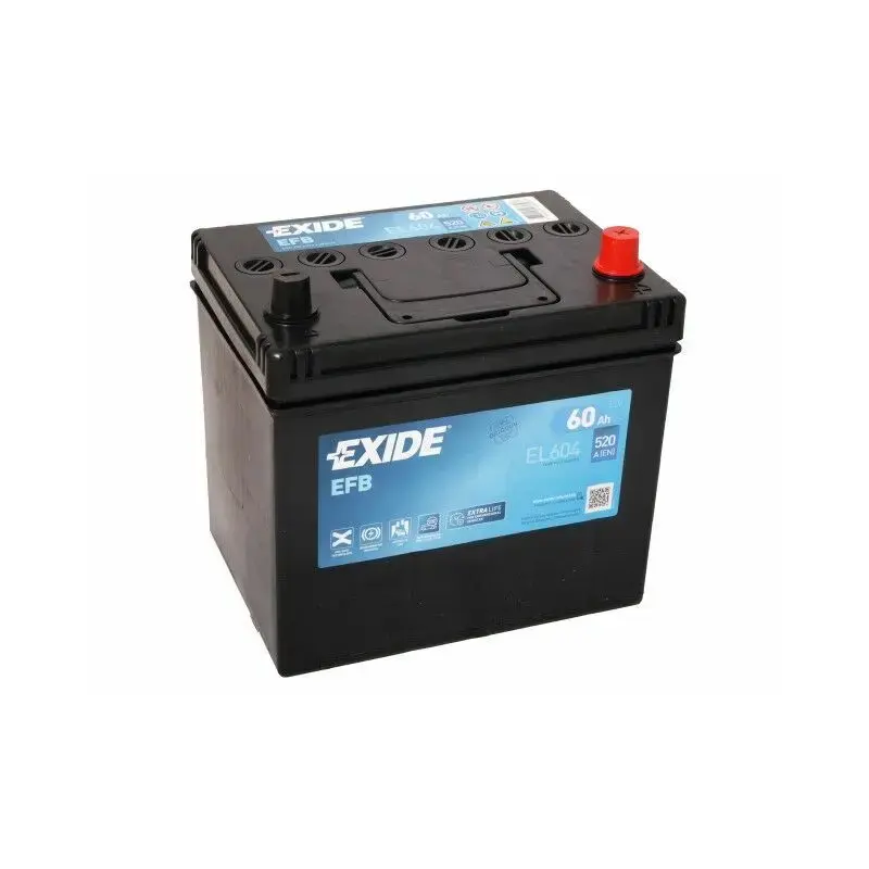 EXIDE EL604 EFB 60Ah 520A (EN) 12V
