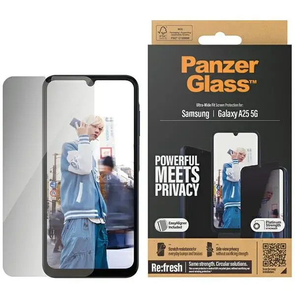 PanzerGlass Ultra-Wide Fit Sam A25 5G A256 Screen Protection Easy Aligner Included P7335