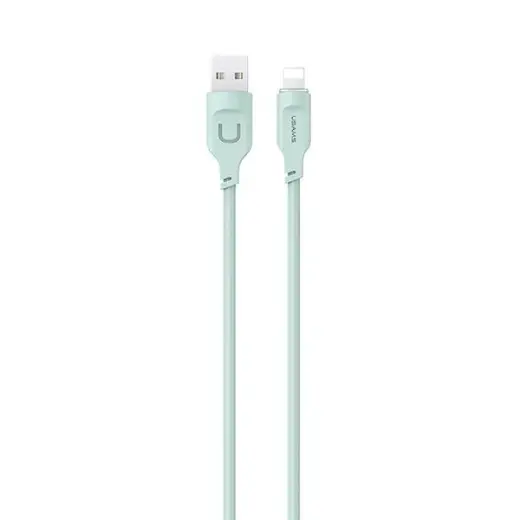 USAMS Lithe Series SJ565USB04 провод для передачи данных и зарядки | USB-A на Lightning | 12W | 1.2m | зеленый