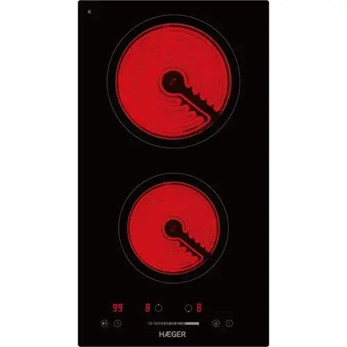 Haeger VH-002.003A Vitro Heat 3000 Stikla keramikas plīts virsma 3000W