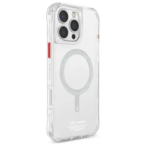 Skinarma case Saido iPhone 16 Pro Max 6.9" Magnetic Charging clear