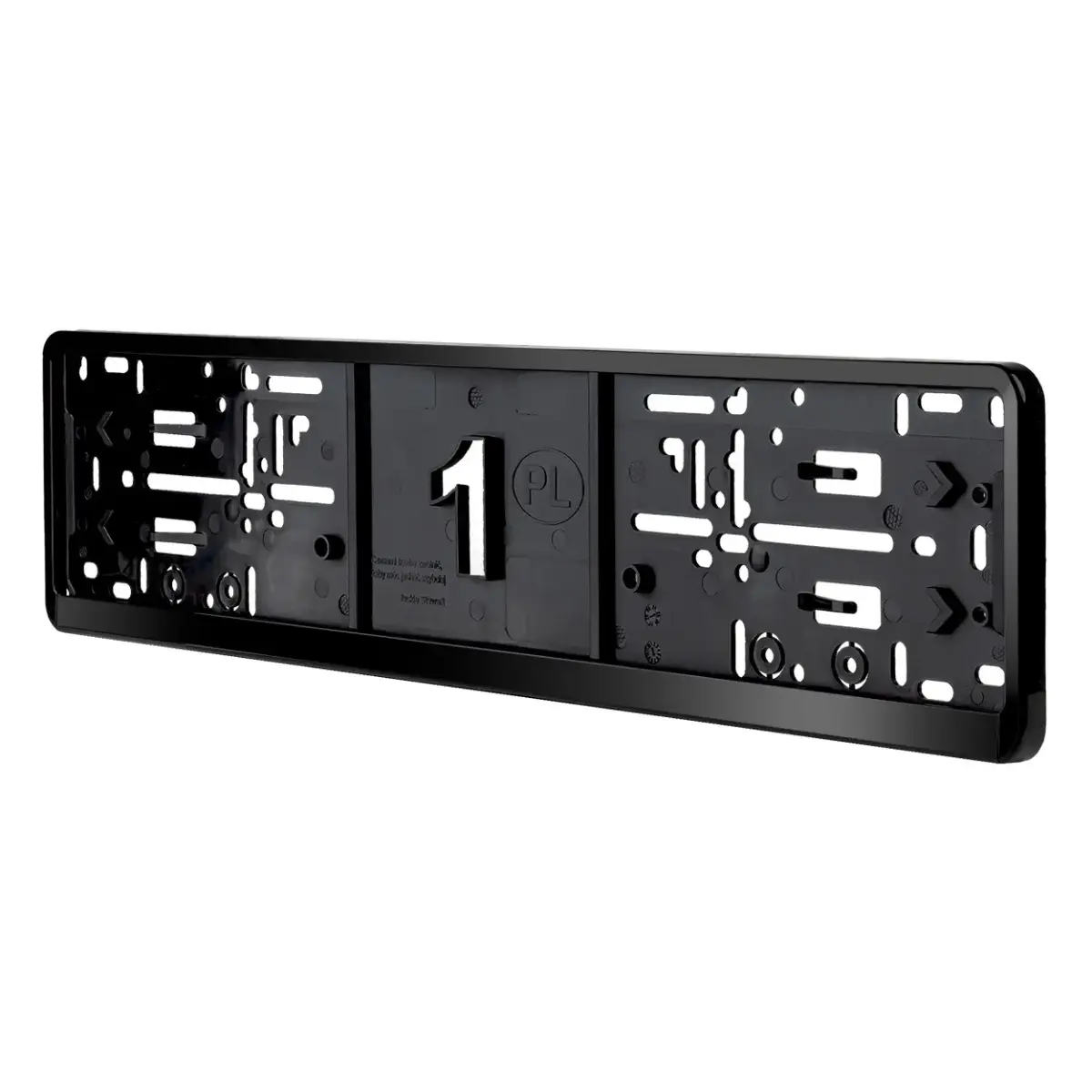 License Plate Frame - BLACK PREMIUM PL AMIO-04779