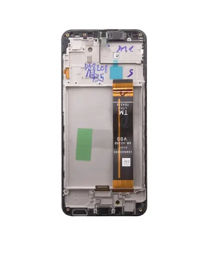 LCD display + Touch Unit + Front Cover Samsung A236 Galaxy A23 5G Black (Service Pack)