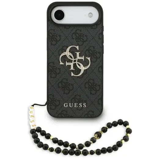 Guess 4G Strap 4G Classic Logo maciņš telefonam iPhone 17 Air melns