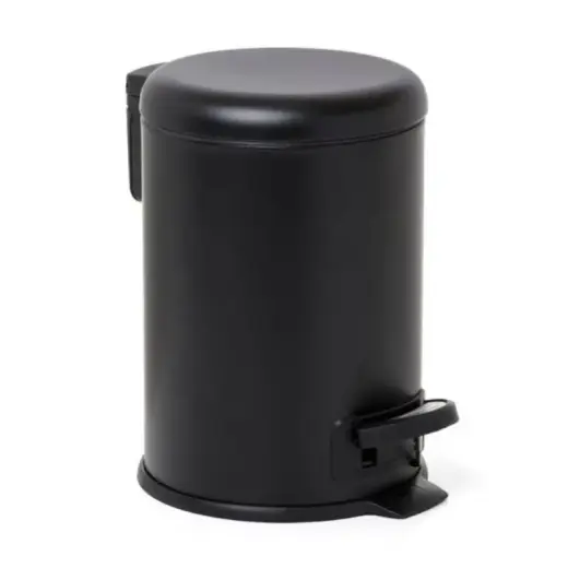 Pedalų kibiras 3L "Nordic" nerūdijantis plienas/juodas