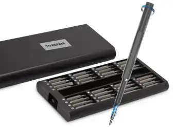 Skrūvgriežu komplekts SBS 33 in 1 Aluminium handle