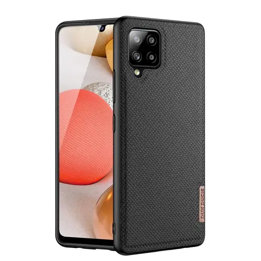 Dux Ducis Fino grāmatveida maciņš telefonam Samsung Galaxy A42 5G (A426) melns