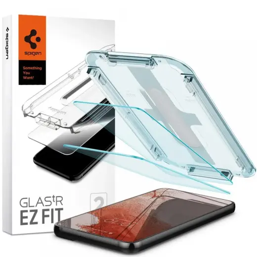 Spigen EZ FIT tempered glass for phone Samsung Galaxy S22 2-pack