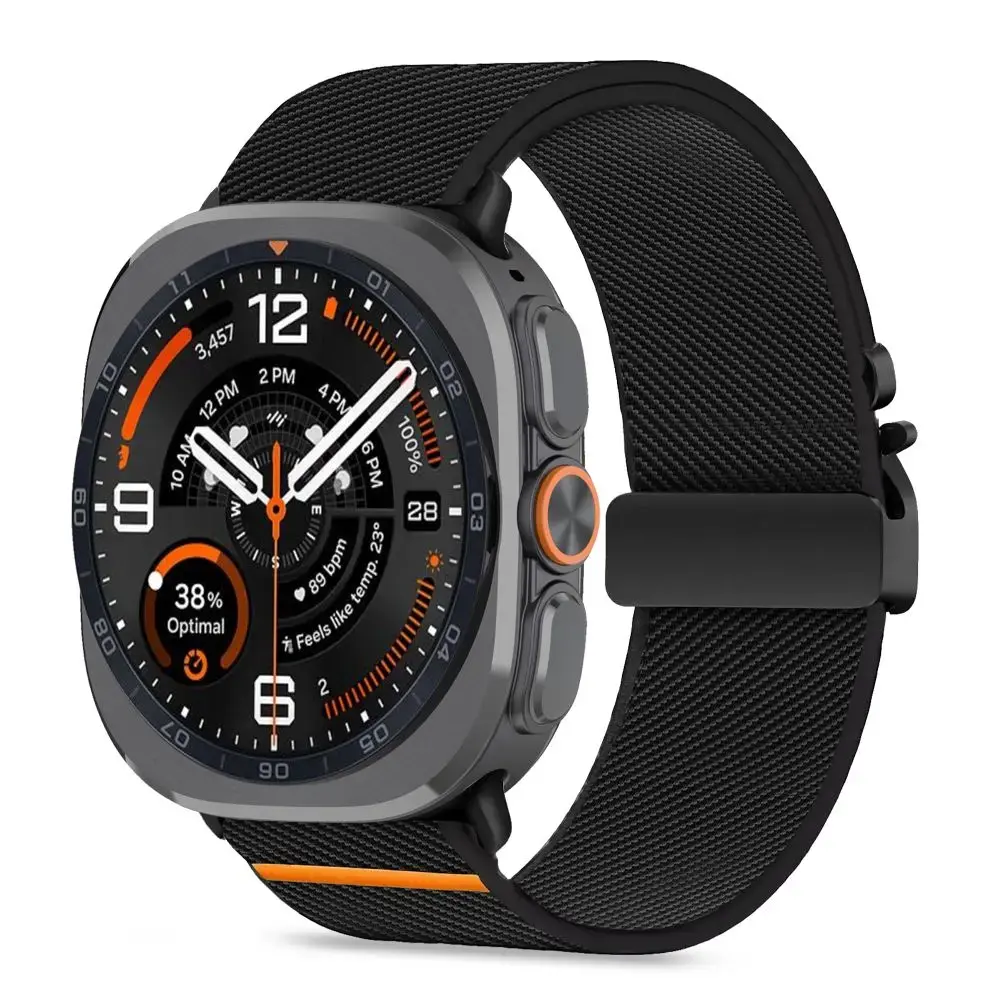 Tech-Protect smartwatch strap for Galaxy Watch Ultra/Ultra 2 (47 mm) | Nylon | black