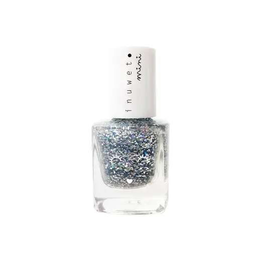 Inuwet, Inuwet, Glitter, Nail Polish, Silver Dreamer, 5 ml *Miniature