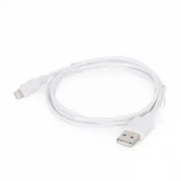 Gembird sync data transfer and charging cable | USB-A to Lightning | 1m | white