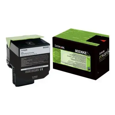 Lexmark Cartridge 802XKE Black Schwarz (80C2XKE)
