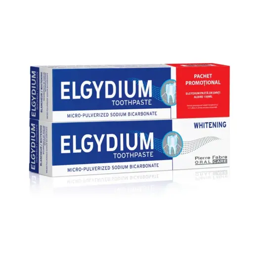 Set Duo, Elgydium, Elgydium, Whitening, Toothpaste, 2 pcs, 100 ml
