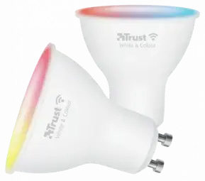 LED spuldze Trust WiFi LED Spot GU10 White & Colour (Duo-pack)