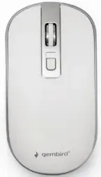 Gembird Wireless Optical Mouse White | Silver