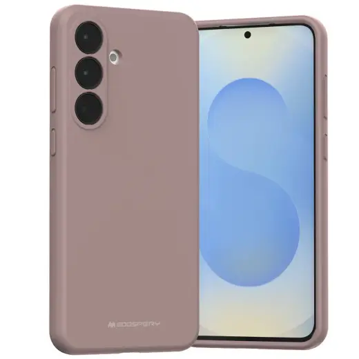 Mercury Silicone telefoni ümbris Samsung Galaxy S25 FE (S731) beež