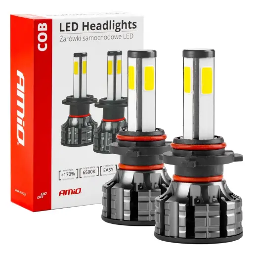 LED Headlights COB Series HB4 AMiO-02847