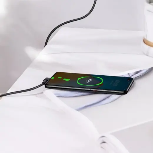 Ugreen elbow USB - USB Typ C cable 5 A Quick Charge 3.0 SCP FCP 2 m black (20104 US307)