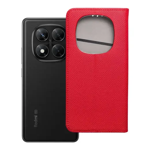 SMART CASE Book for XIAOMI Redmi Note 14 PRO 5G / 14 PRO PLUS 5G red