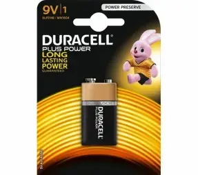 Baterija Duracell 9V Alkaline