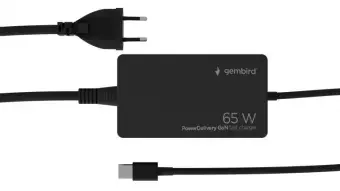 Portatīvā datora lādētājs Gembird Universal 65W USB Type-C PD