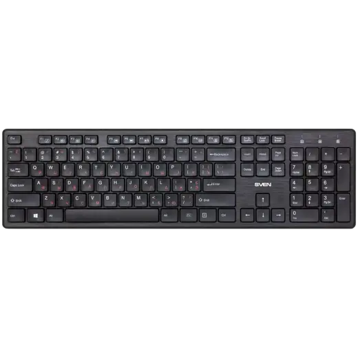 Wireless Keyboard SVEN KB-E5800W, Black