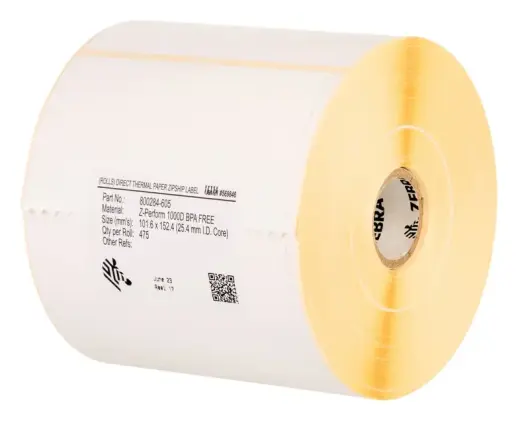 Zebra Label Z-Perform 1000T / 800294-305 White 12-Pack