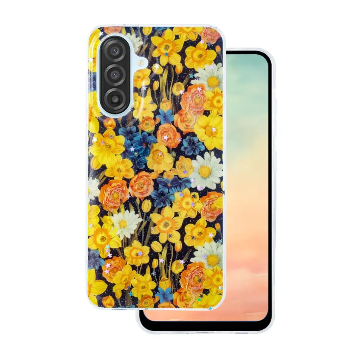Glow Glam case for Samsung Galaxy A36 5G / A56 5G orange