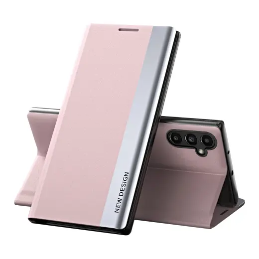 Fusion Sleep PRO eco leather book case for Samsung A145 | A146 Galaxy A14 4G | 5G pink