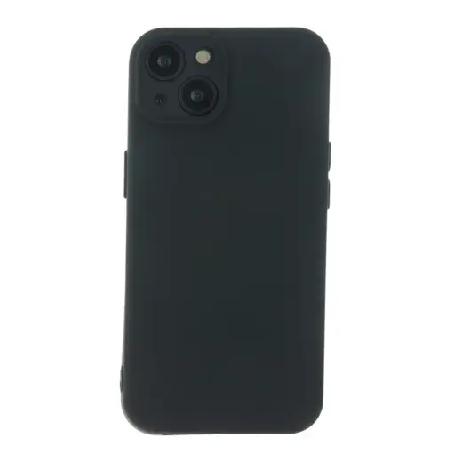Fusion Silicon back case silicone for Apple iPhone 15 Pro black
