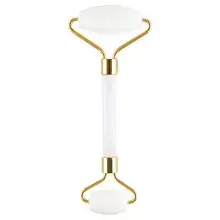 Face Roller (White Jade) - Facial Massage Roller.