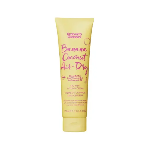 Umberto Giannini, Banana Coconut Air-Dry, Hair Styling Cream, Medium, 150 ml
