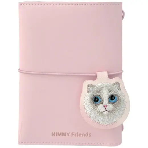 Notebook + pen Set 2-in-1 Nimmy New Big-Eye Cute Pets 2.0 Cat pink