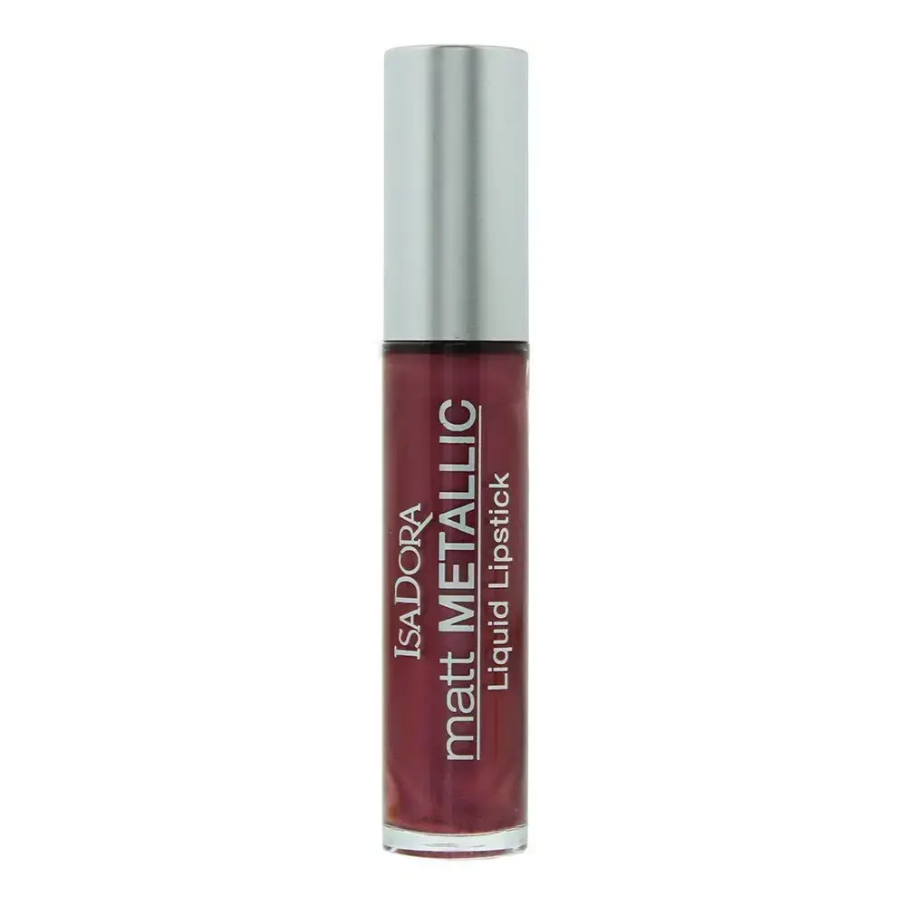 IsaDora, Matt Metallic, Liquid Lipstick, 83, Burgundy Bite, 7 ml