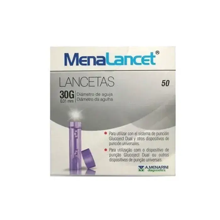 MENARINI Menalancet 30g 50 Lancets (8426521421254)