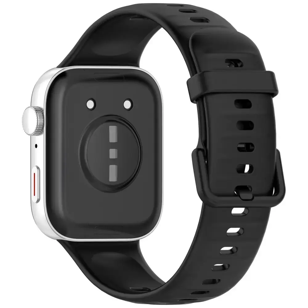 Beline Saiboro viedpulksteņa siksniņa priekš Huawei Watch Fit 3/4/4 Pro/5/5 Pro | silikons | melna