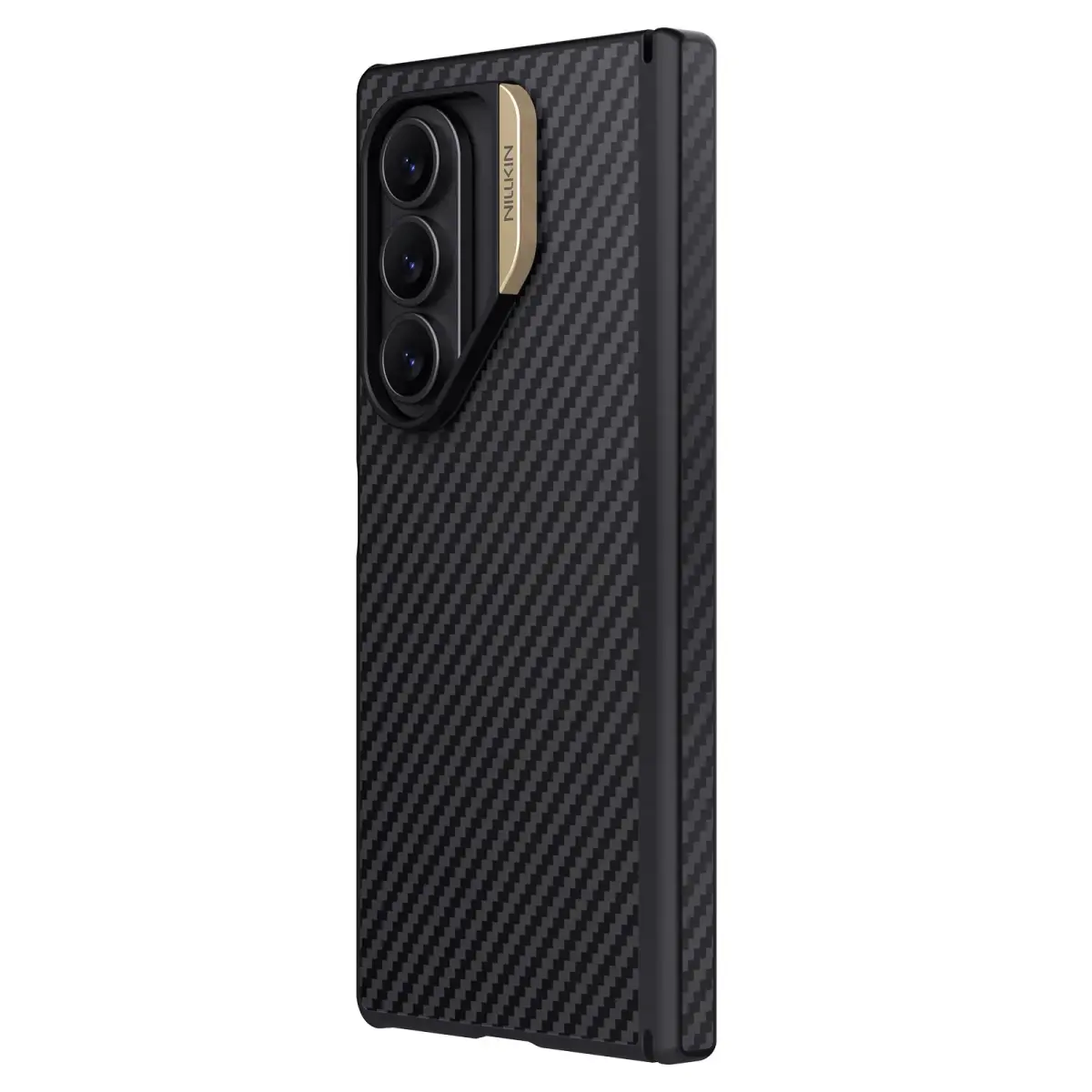 Nillkin Synthetic Fiber PRO Magnetic Zadní Kryt pro Samsung Galaxy Z Fold 7 Golden