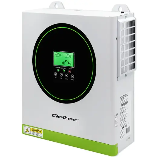 Qoltec Hybrid Solar Inverter Off-Grid 1500W | 100A | 12V| MPPT | Sinus | Wi-Fi optional| Power factor 1.0