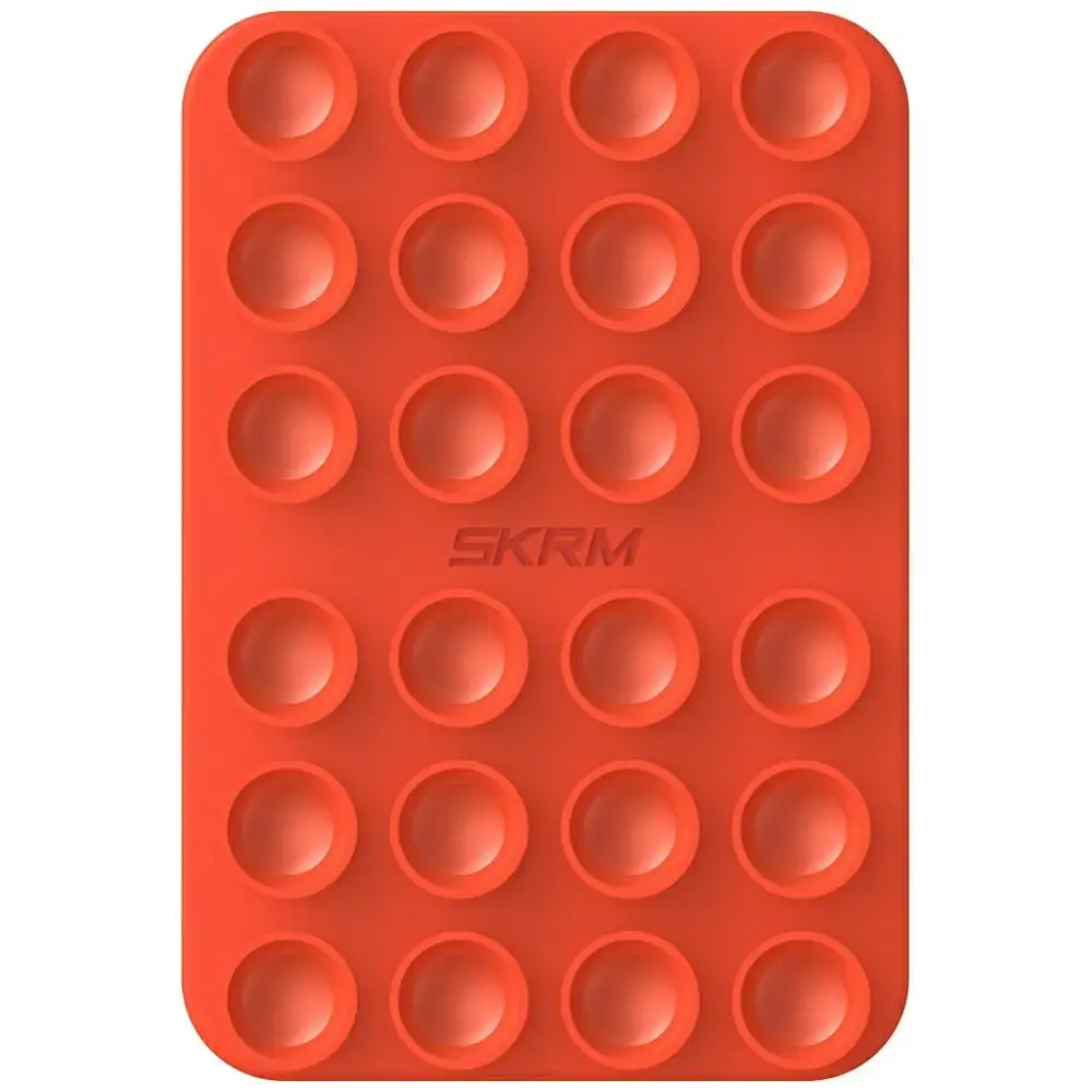 Universal suction cup Skinarma Stax MagSafe for phone orange