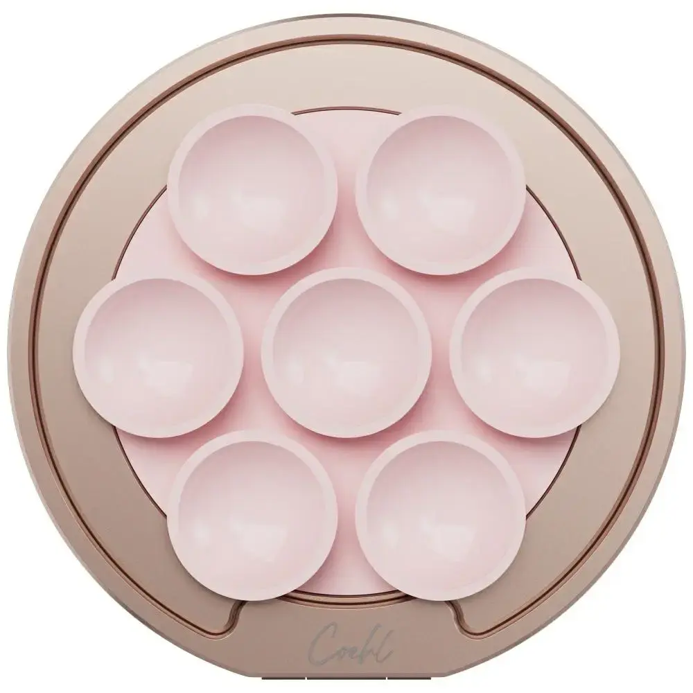 UNIQ Coehl Luna Magnetic Holder with Mirror and Suction Cup pink