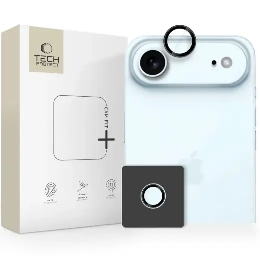 OSŁONA APARATU TECH-PROTECT CAMRING FIT+ IPHONE 17 AIR BLACK