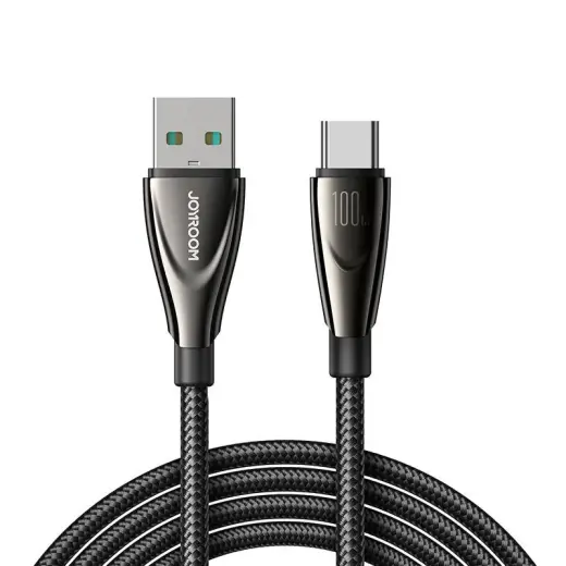 Joyroom SA31-AL3 datu pārraides un uzlādes vads | USB-A uz USB-C | 100W | 1.2m | melns