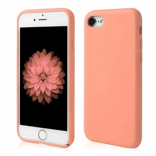 Fusion Elegance Fibre Protect Silicone Case For Apple iPhone 7 | 8 | SE 2020 Light Pink